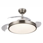 Ventilador de techo - PHILIPS Atlas, 63 W, 6 velocidades, Plata