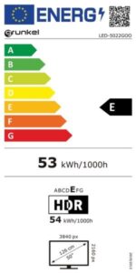 TELEVISOR LED - GRUNKEL Televisor Grunkel LED-5022GOO 50"/ Ultra HD 4K/ Smart TV/ WiFi, UHD 4K, Smart TV, Negro - Imagen 5