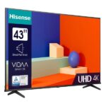 TV DLED 43" - HISENSE 43A6K, UHD 4K, Quad Core/MT9602, Smart TV, DVB-T2 (H.265), Negro - Imagen 2