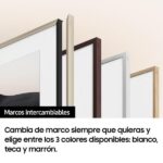 TV QLED 32" - Samsung The Frame TQ32LS03CBUXXC, Full-HD, Hyper Real, Smart TV 2023, DVB-T2 (H.265), Negro - Imagen 4