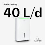 Deshumidificador - KLARSTEIN DryFy Connect 40, 7 l, 45 m², Blanco - Imagen 3