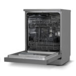 Lavavajillas libre instalación - MIDEA MFD60S080X-ES, 12 servicios, 4 programas, 598 mm, Inox