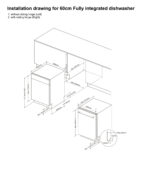 Lavavajillas integrable - Midea MID60S110.1, 12 Servicios, 4 Programas, 59.8 cm, Sin panelar - Imagen 2