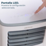 Aire acondicionado portátil - CECOTEC ForceClima 7400 Soundless Touch, 7000 fg/h, 2 velocidades, 15 m², 65 dB(A), Multicolor - Imagen 5