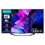 TV Mini LED 65" - HISENSE 65U7KQ, UHD 4K, Quad Core MT9618, Smart TV, DVB-T2 (H.265), Gris