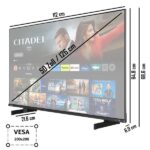 TV QLED 50 " - TOSHIBA 50QF5D63DA, UHD 4K, Smart TV, DVB-T2 (H.265), Negro - Imagen 3