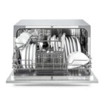 Lavavajillas compacto - KLARSTEIN Havasia UV 6, 55 cm, Plata Metálica - Imagen 2