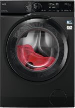 Lavadora carga frontal - AEG Serie 7000 ProSteam LFR7394V4B, 9 kg, 1,400 rpm, 12 programas, Negro