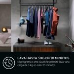 Lavadora carga frontal - AEG Serie 7000 ProSteam LFR7394V4B, 9 kg, 1,400 rpm, 12 programas, Negro - Imagen 5