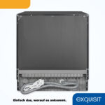 Lavavajillas compacto - EXQUISIT GSP508-030D, 8 servicios, 7 programas, 550 mm - Imagen 5