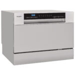 Lavavajillas compacto - EXQUISIT GSP206-030D, 7 programas, 55 cm, Silver