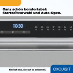 Lavavajillas compacto - EXQUISIT GSP206-030D, 7 programas, 55 cm, Silver - Imagen 6