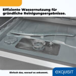 Lavavajillas compacto - EXQUISIT GSP206-030D, 6 servicios, 7 programas, 55 cm, Negro - Imagen 8