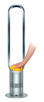 Ventilador sin aspas - Dyson Cool™ AM07, Seguro, Air Multiplier, Mando a distancia, Blanco - Imagen 3