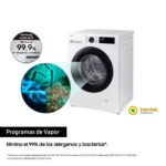 Lavadora carga frontal - SAMSUNG WW80CGC04DAEEC, 8 kg, Blanco - Imagen 5
