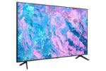 TV LED 55" - SAMSUNG TU55CU7105KXXC, UHD 4K, Crystal Processor 4K, Smart TV, DVB-T2 (H.265), Negro - Imagen 3