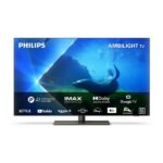 TV OLED 65" - PHILIPS 65OLED808/12, OLED 4K, Philips P5, Smart TV, DVB-T2 (H.265), licenciado, Gris