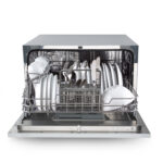 Lavavajillas compacto - KLARSTEIN Havasia UV 6 Luminance, 55 cm, Blanco - Imagen 2