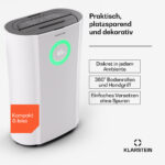 Deshumidificador - KLARSTEIN DryFy Pro Connect, 4 l, 30 m², Negro - Imagen 2