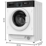 Lavadora integrable - CECOTEC Bolero DressCode 940 BI Inverter A, 9 kg, Blanco - Imagen 5