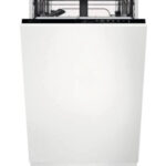 Lavavajillas integrable 45 cm - ELECTROLUX EEA12100L, 9 servicios, 5 programas, 446 mm, Negro