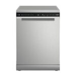 Lavavajillas libre instalación 60 cm - WHIRLPOOL W7FHS41X, 15 servicios, 8 programas, 60 cm, Inox
