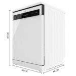 Lavavajillas libre instalación - CECOTEC Bolero Aguazero 6200 D, 60 cm, Multicolor - Imagen 2