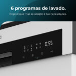 Lavavajillas libre instalación - CECOTEC Bolero Aguazero 6200 D, 60 cm, Multicolor - Imagen 7