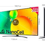 TV LED 86" - LG 86NANO766QA, UHD 4K, 86": Procesador Inteligente: α7 Gen5 AI Processor 4K, Smart TV, DVB-T2 (H.265), Negro