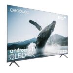 TV QLED 85" - CECOTEC QLED V3+ series VQU30085+S, QLED 4K, Multicolor