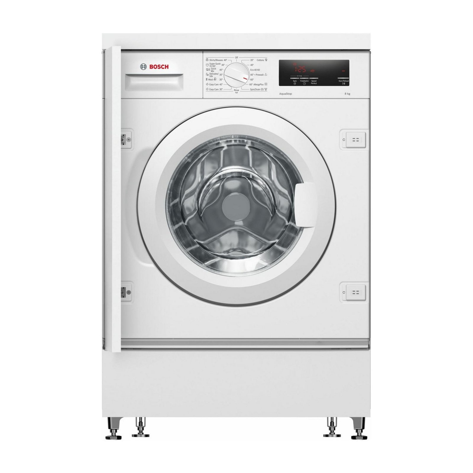 137220977-img1 Lavadora carga frontal - BOSCH Bosch Serie 6 WIW24342EU lavadora Carga frontal 8 kg 1200 RPM C Blanco, 8 kg, 1200 rpm, 10 programas, Blanco - Imagen 1