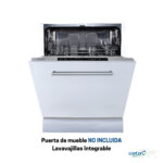 Lavavajillas integrable 60 cm - CATA LVI 61013, 13 servicios, 5 programas, 64,5 cm, Inox - Imagen 9