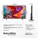 TV LED 40" - SALORA SMART40TV, Full-HD, Smart TV, DVB-T2 (H.265), Negro - Imagen 3