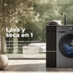 Lavadora secadora - Nova 8/6 EVVO, 1350 rpm, 13 programas, Blanco - Imagen 3