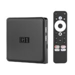 4K Reproductor multimedia HDR Dolby Vision Android TV Box Streaming Box 4GB RAM LAN - G1 SMART, negro