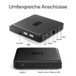 4K Reproductor multimedia HDR Dolby Vision Android TV Box Streaming Box 4GB RAM LAN - G1 SMART, negro - Imagen 7