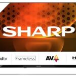 TV LED 32" - SHARP 32FH6EA, HD-ready, Smart TV, DVB-T2 (H.265), negro