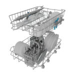 Lavavajillas integrable 45 cm - INDESIT DI9E 2B10, 9 servicios, 5 programas, 44,8 cm, Blanco - Imagen 2