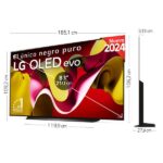 TV OLED 83" - LG OLED83C44LA.AEU, UHD 4K, Procesador Inteligente 4K α9 Gen7, Smart TV, DVB-T2 (H.265), Negro - Imagen 2