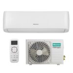 Split 1x1 - HISENSE Brissa CA25YR03, Función Inverter, Blanco