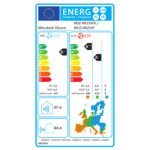 Split 1x1 - MITSUBISHI ELECTRIC MSZ-HR25VF, Función Inverter, Blanco - Imagen 5