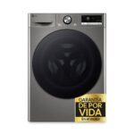 Lavadora carga frontal - LG F4WR7010AGS, Serie 700, 10 kg, 1400 rpm, 14 Programas, Steam™, Clase A-10%, Inox antihuellas