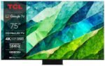 Televisores (TV) - TCL 75C855, HDR 4K, 1, Smart TV, DVB-T2 (H.265), Not available