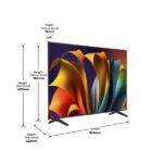 TV LED 43" - HISENSE 43A6N, HDR 4K, Quad Core/ MT9603, Smart TV, DVB-T2 (H.265), Negro - Imagen 7