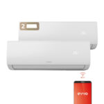 Split 2x1 - EVVO Clima WIFI 2x1 18.000 BTU (9.000 + 12.000), 21000 fg/h, Función Inverter, Blanco