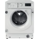 Lavadora integrable - HOTPOINT BI WMHG 81485 EU, 8 kg, 1400 rpm, 16 programas, color