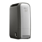 Deshumidificador - De'Longhi Tasciugo AriaDry Light DNS80, Extracción 7.5 l/día, Depósito de 2,8 l, Superficia de 85 m³, Pantalla LCD, Ionizador, Gris