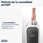 Deshumidificador - De'Longhi Tasciugo AriaDry Light DNS65, Extracción de 6 l/día, Depósito de 2.8 l, Superficie máxima 75 m³, Ionizador, Gris - Imagen 5