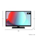 TV LED 24" - PANASONIC TS-24N30AEZ, HD, 1, Negro - Imagen 4
