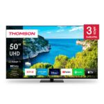 TV LED 50" - THOMSON Smart TV 50UG5C14, UHD 4K, CA75@1.3Ghz + A53@1.15GHz, Smart TV, DVB-T2 (H.265), Negro